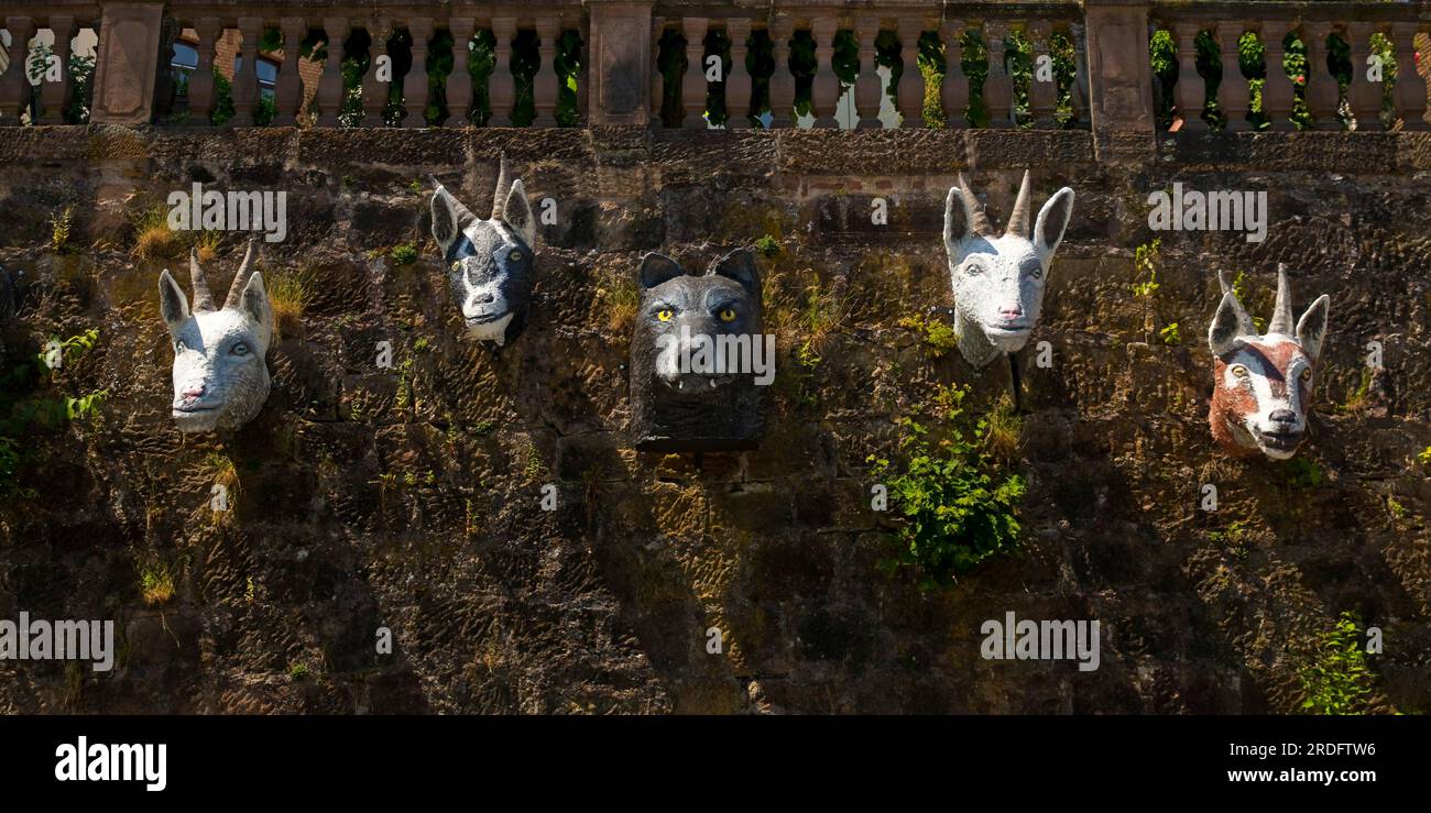 The Wolf and the Seven Young Goats on a Wall, GrimmDich Path, Brothers