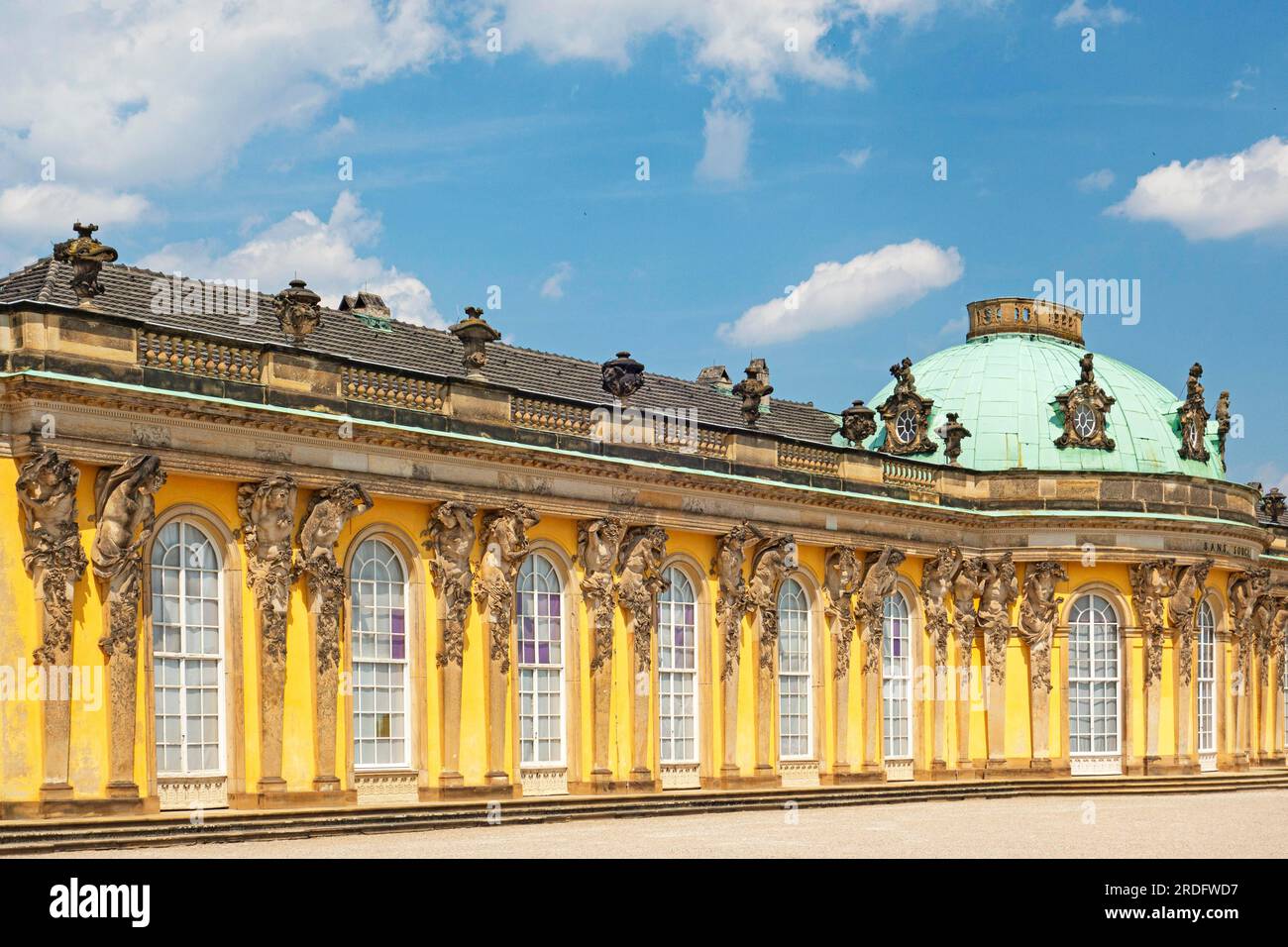 Facade view sanssouci palace hi-res stock photography and images - Alamy