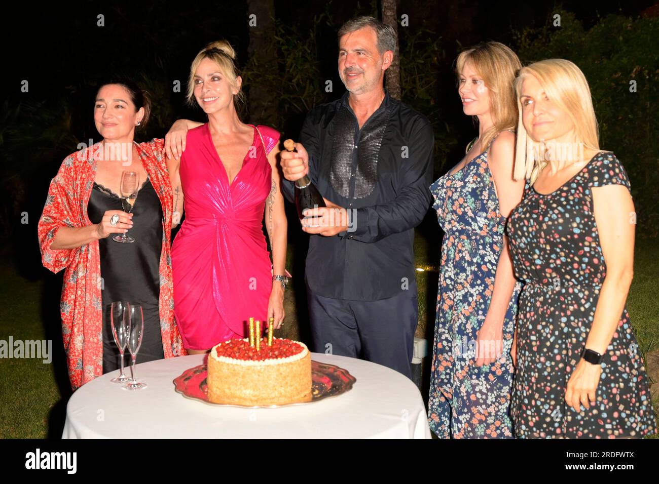 Sara Ricci, Stefanian Orlande, Beppe Convertini, Anna Falchi und ...