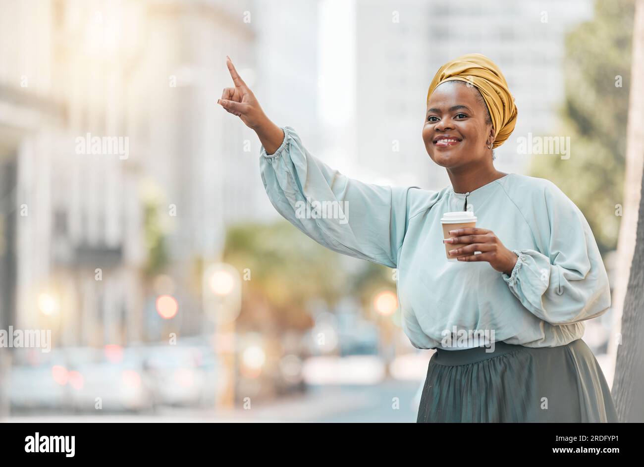 Black african woman waiting bus hi-res stock photography and images - Alamy