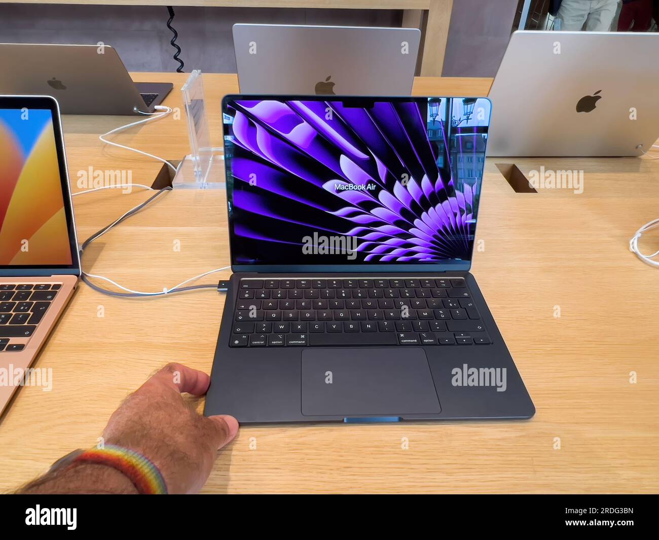 Strasbourg, France - July 10, 2023: New MacBook Air new 15-inch space ...
