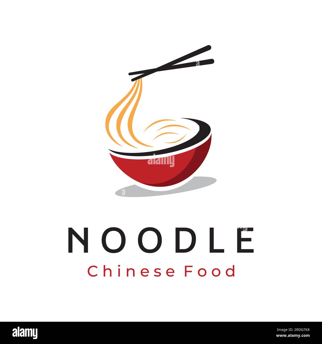 Logo design for delicious Chinese and Japanese noodle soup and ramen