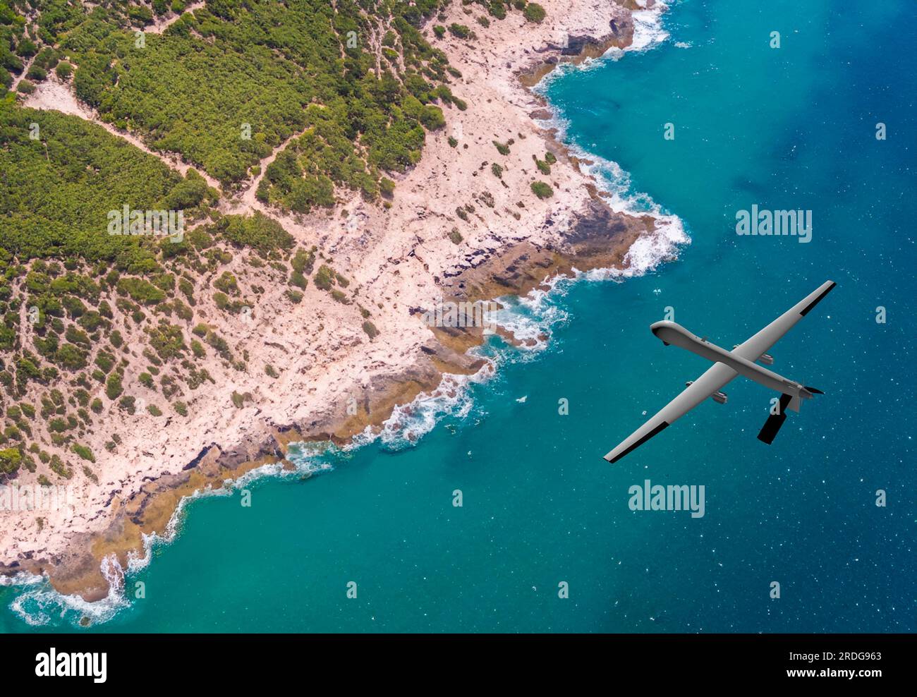 Unmanned aerial vehicle - MQ-1 Predator Stock Photo