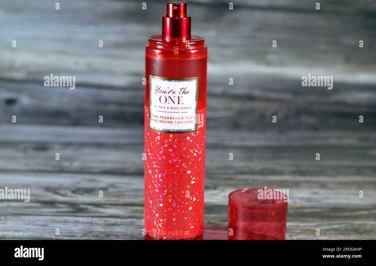Cairo, Egypt, July 15 2023 You're the One by Bath and Body works Fine