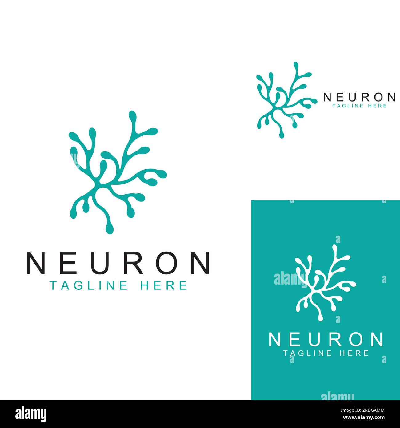 Neuron Logo Or Nerve Cell Logo With Vector Concept. Royalty Free SVG,  Cliparts, Vectors, and Stock Illustration. Image 210028697.