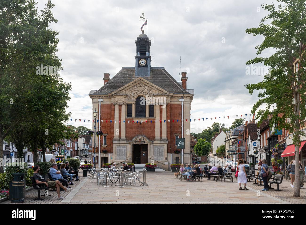 Henley Town Hall in the market square in HenleyonThames town centre