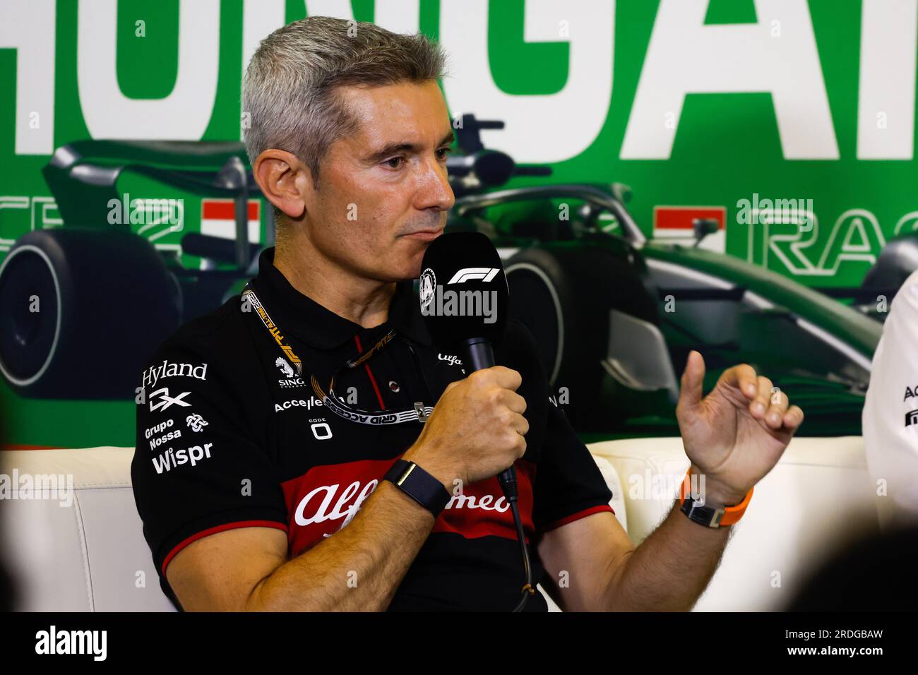 Budapest, Hungary. 21st July, 2023. Xevi Pujolar (ESP) Alfa Romeo F1 ...