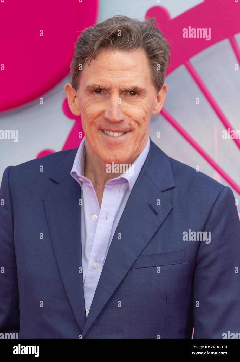 London, UK. 12 July, 2023. Rob Brydon attends the "Barbie"  European Premiere at Cineworld, Leicester Square in London, England. Credit: S.A.M./Alamy Live News Stock Photo