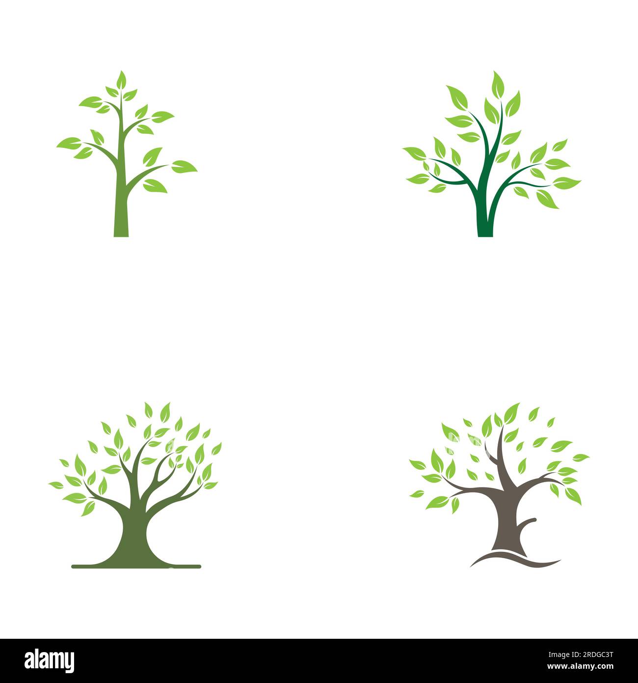 Living tree logo design, using vector concept Stock Vector Image & Art ...