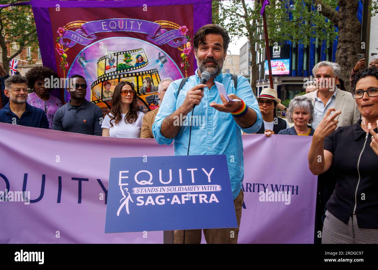 London, UK. 21st July, 2023. Rob Delaney, actor, writer, comedian ...