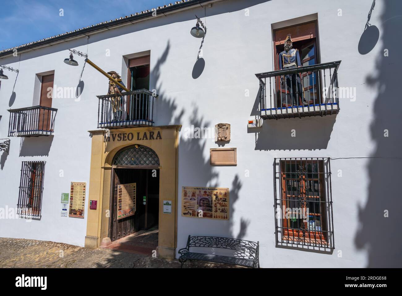 Lara Museum Facade - Ronda, Andalusia, Spain Stock Photo