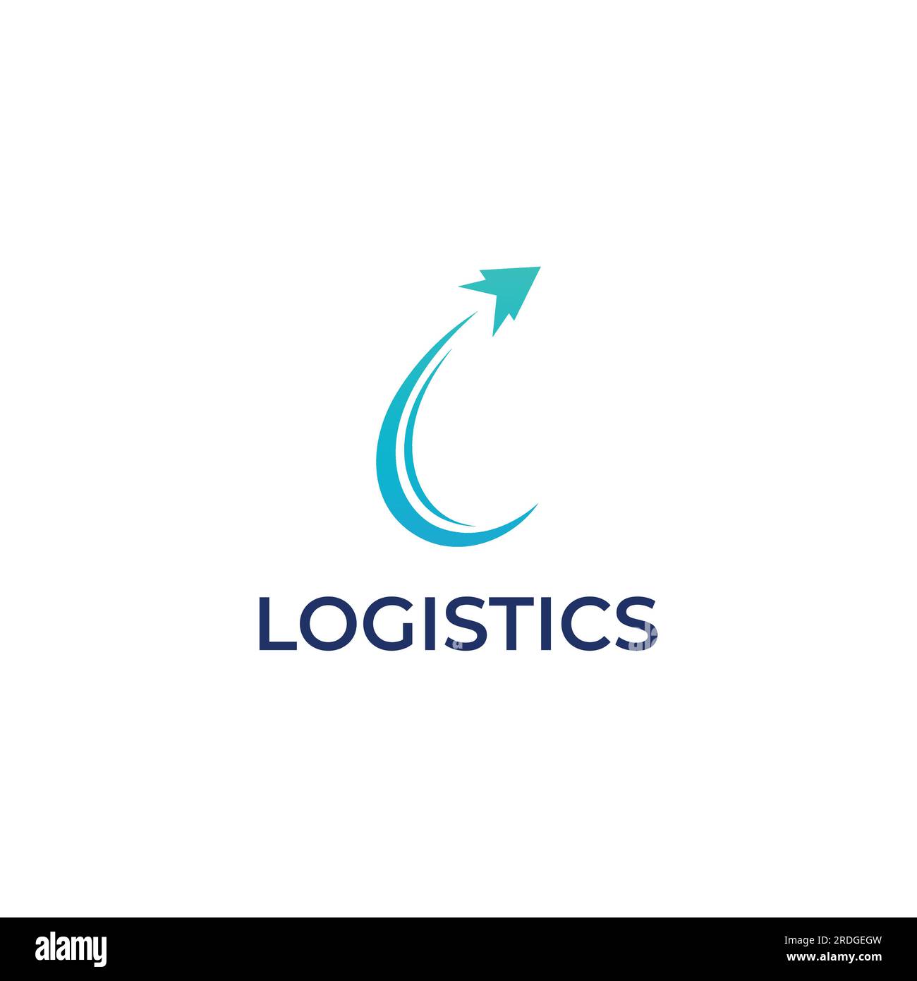 Logistics company vector logo, arrow icon logo, fast digital delivery ...