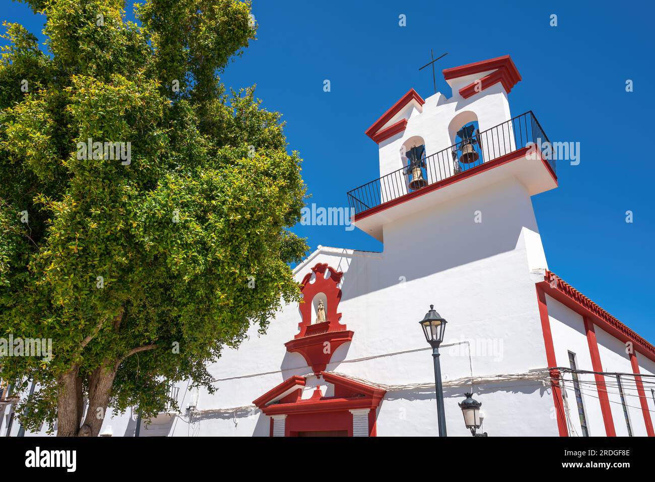 La Victoria Church - Olvera, Andalusia, Spain Stock Photo