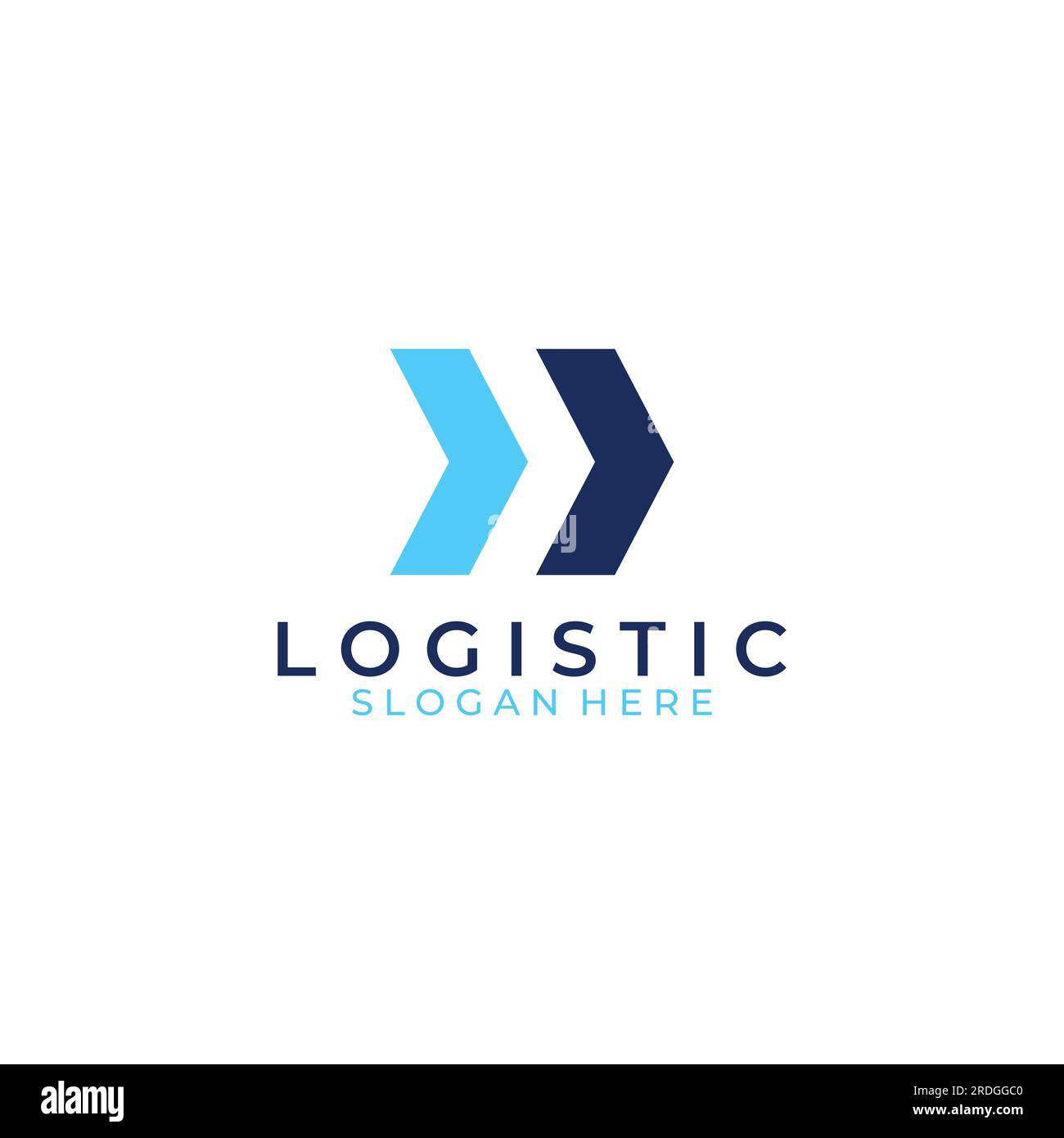 Logistics company vector logo, arrow icon logo, fast digital delivery ...