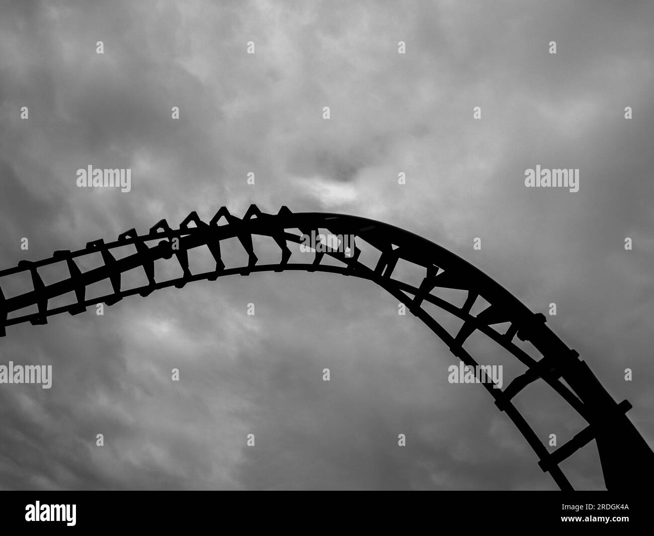 Famous roller coaster Black and White Stock Photos & Images - Alamy