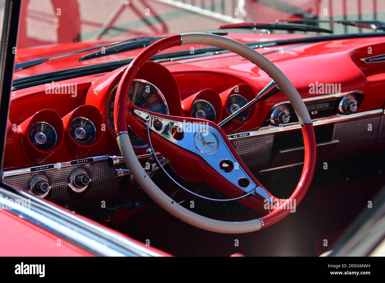 Chevrolet Impala Convertible (1960) car, San Francisco, California, USA ...