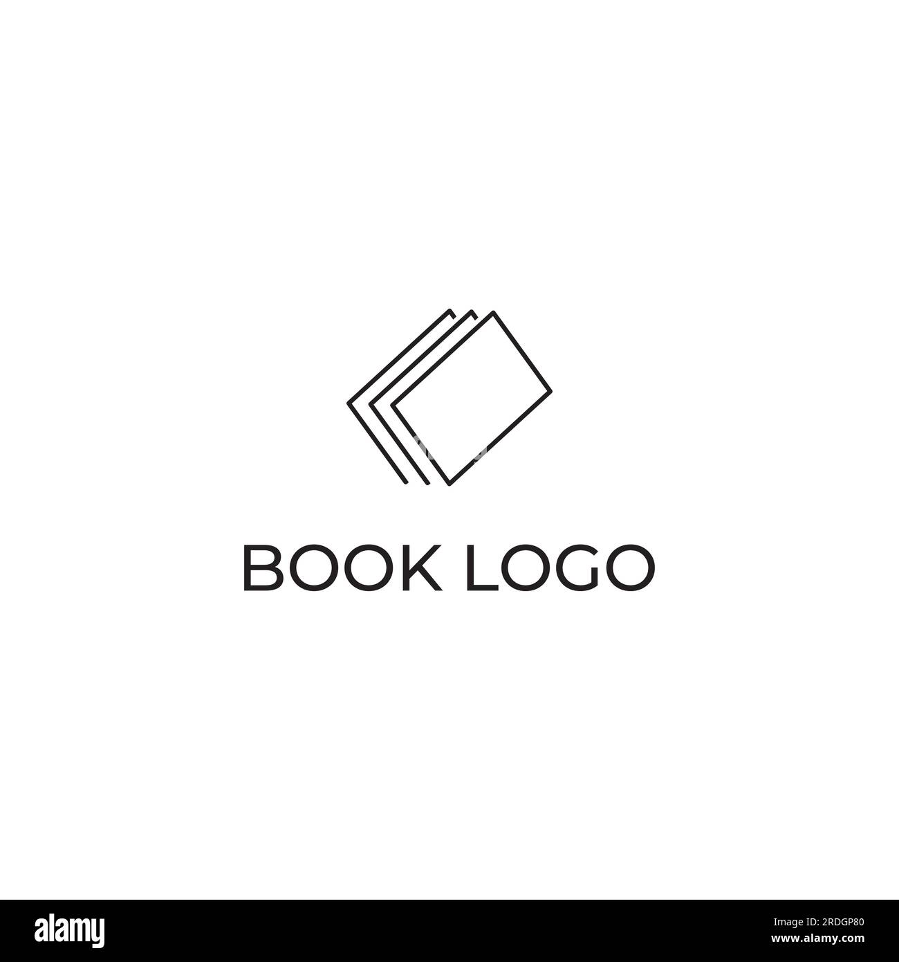 Educational digital book and online knowledge learning book logo and symbol vector icon. Stock Vector