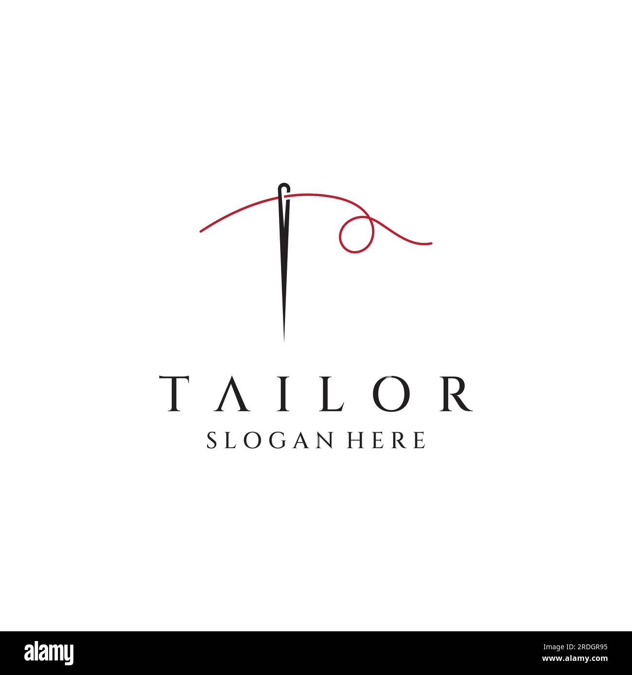Modern Tailor logo design template 24258446 Vector Art at Vecteezy