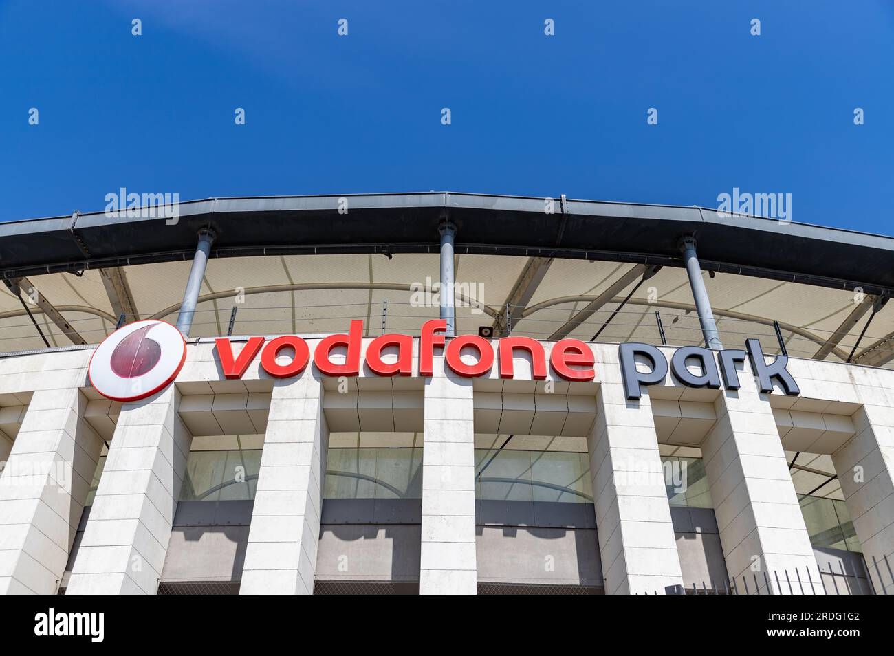 A picture of the Vodafone Park, the stadium of Besiktas J.K.. Stock Photo