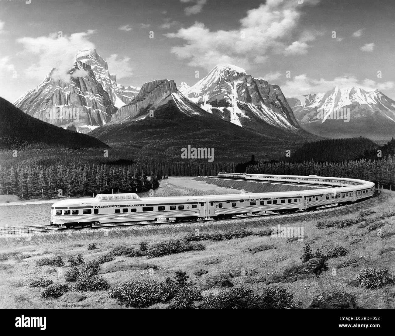 The Canadian Train Journey Landscape Black And White Stock Photos the-canadian-train-journey-landscape-black-and-white-stock-photos