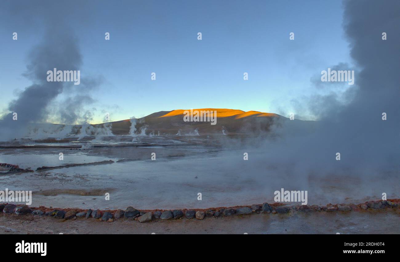 Chile geyser erupting hot water hi-res stock photography and images - Alamy