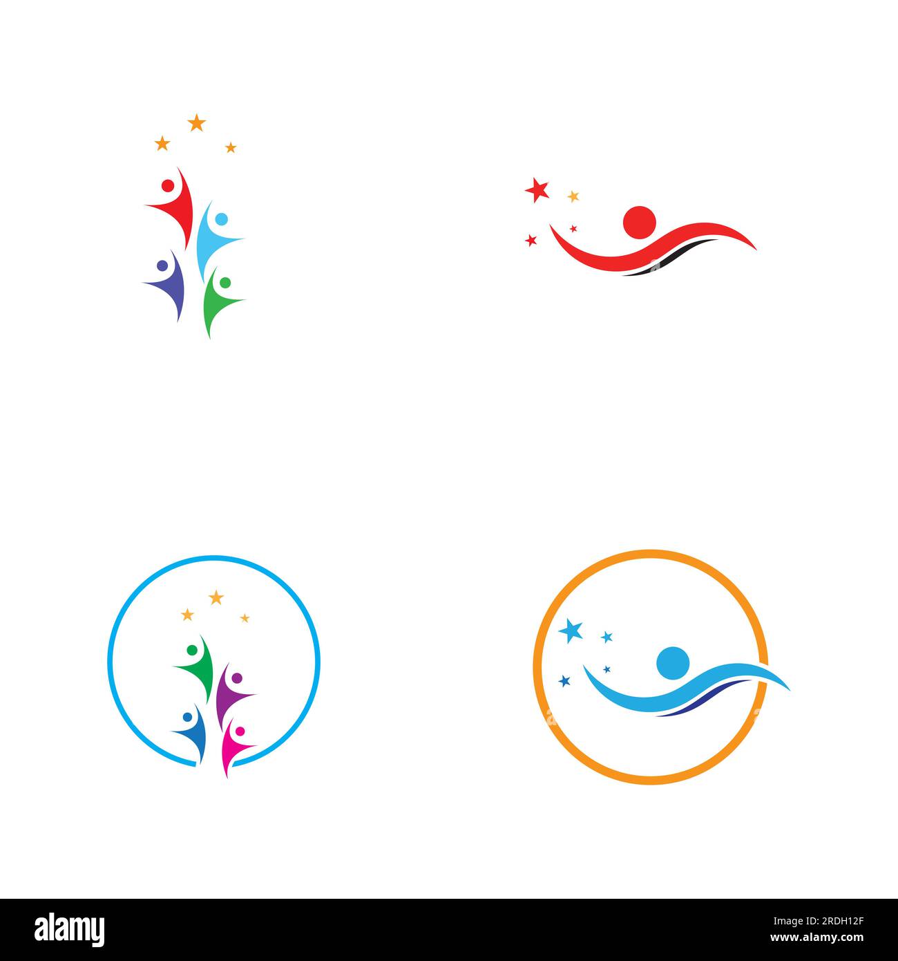 People star logo and vector images Stock Vector