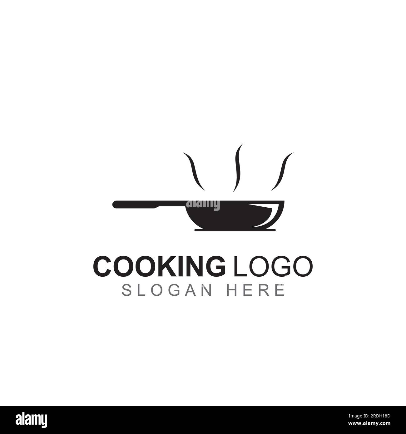 Logos for cooking utensils, cooking pots, spatulas and cooking spoons. Using vector design