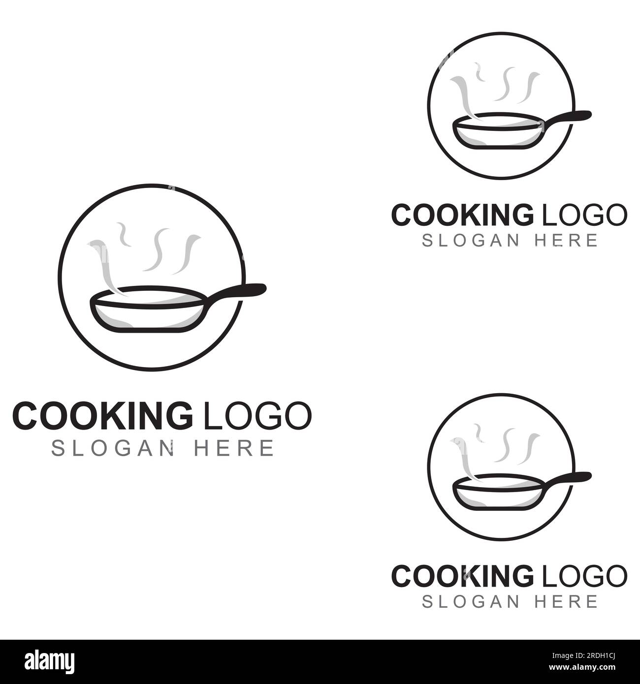 Logos for cooking utensils, cooking pots, spatulas and cooking spoons ...