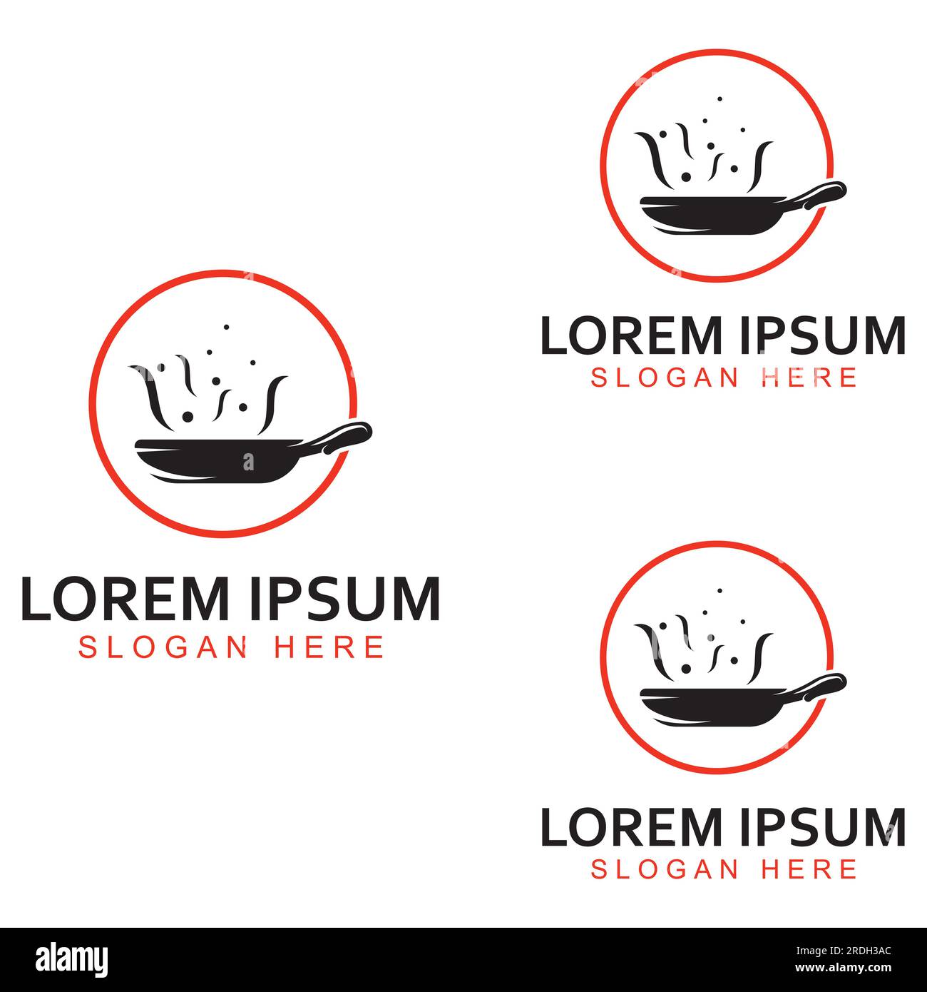 Logos for cooking utensils, cooking pots, spatulas and cooking spoons