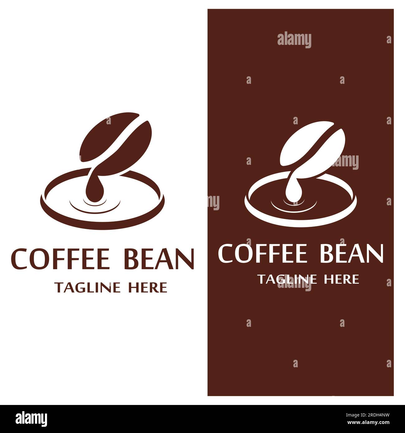 coffee bean icon vector illustration template Stock Vector Image & Art ...