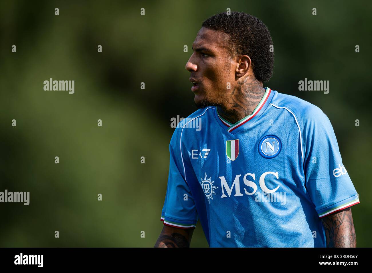 Players of SSC Napoli pose for a team photo prior to the pre-season  friendly football match between SSC Napoli and ASD Anaune Val di Non. SSC  Napoli won 6-1 over ASD Anaune