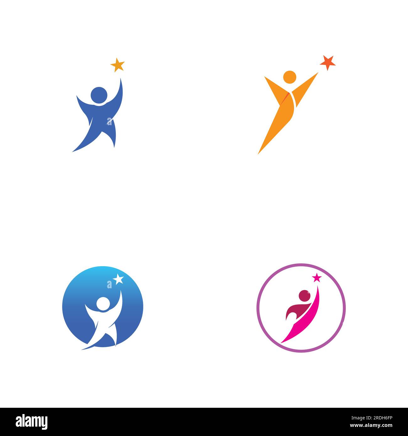 People star logo and vector images Stock Vector Image & Art - Alamy