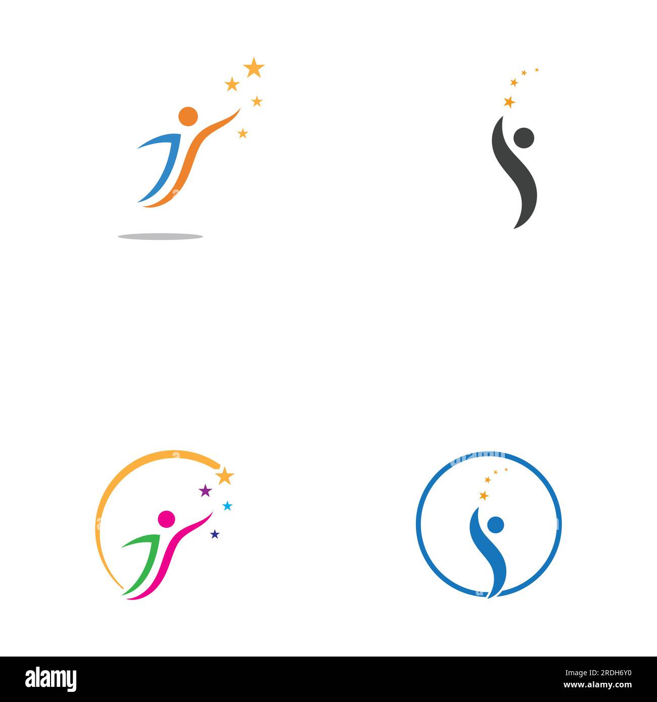 People star logo and vector images Stock Vector