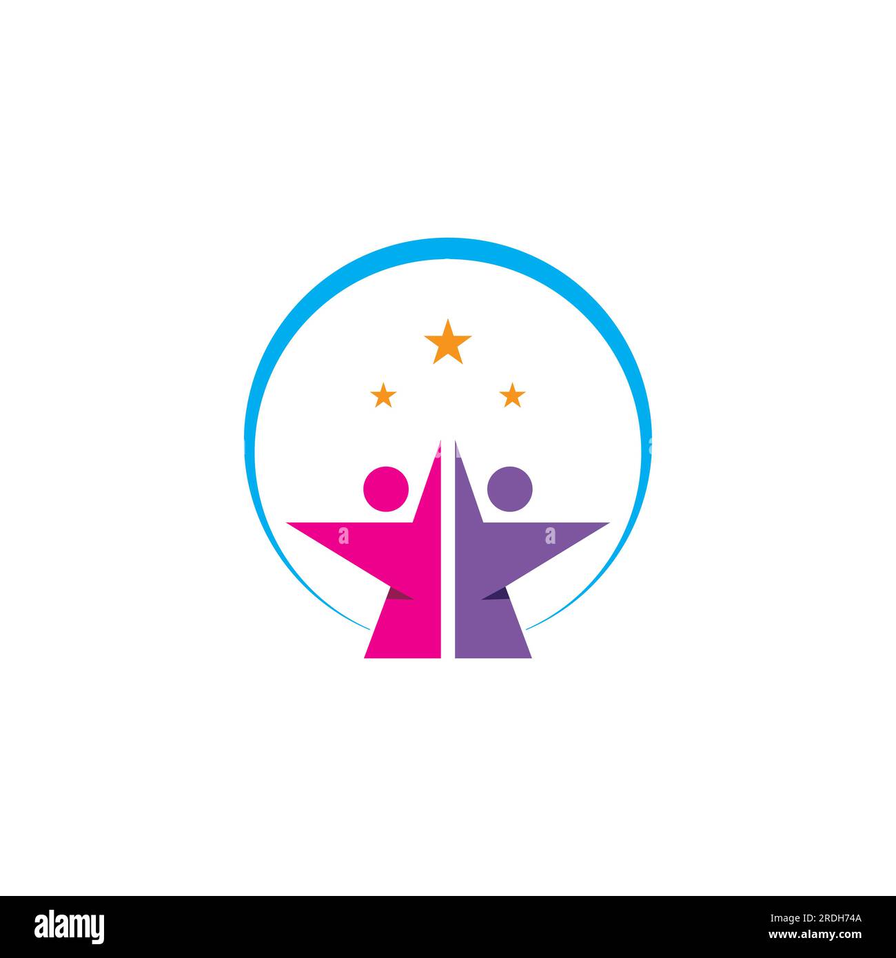 People star logo and vector images Stock Vector