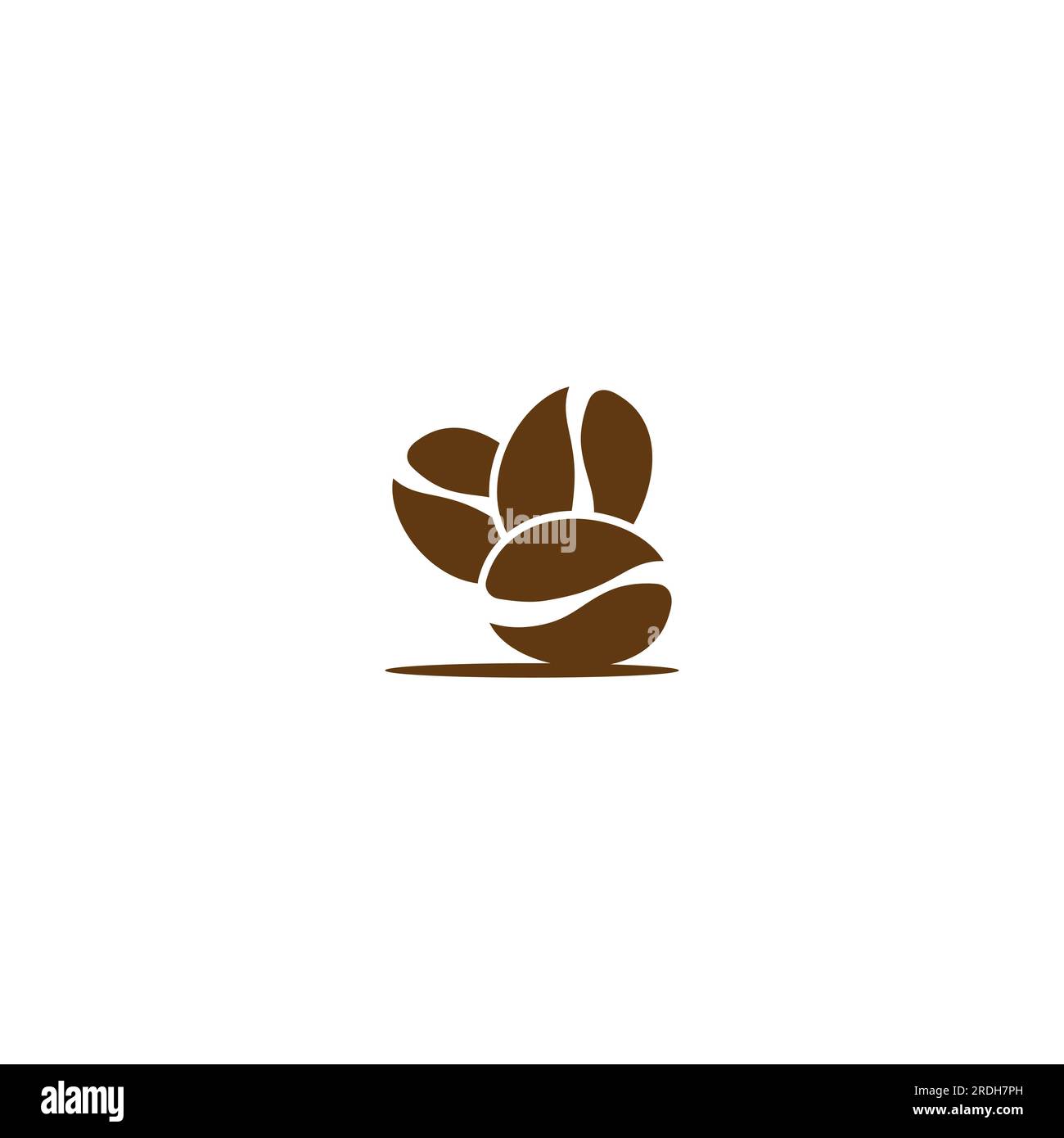 coffee bean icon vector illustration template Stock Vector Image & Art ...