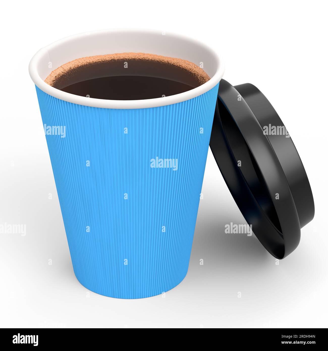 Paper coffee cup with cover for cappuccino, americano, espresso, mocha ...