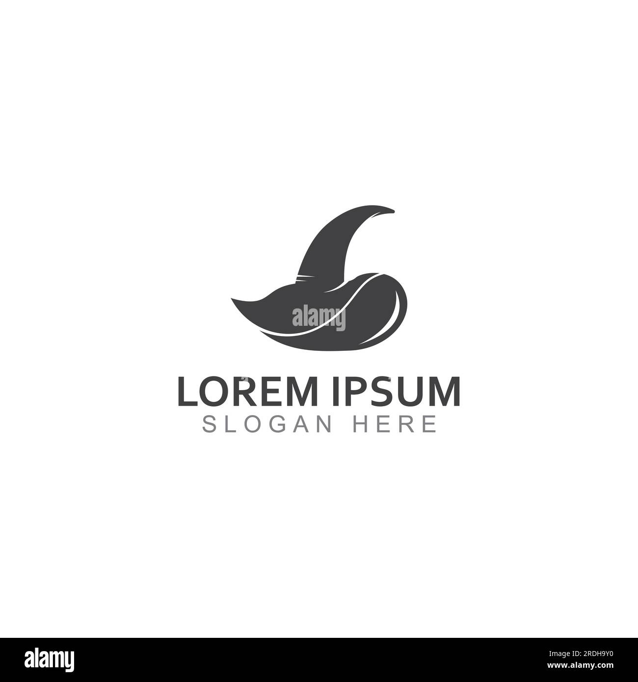 Wizard cap logo .By using vector design concept. Stock Vector
