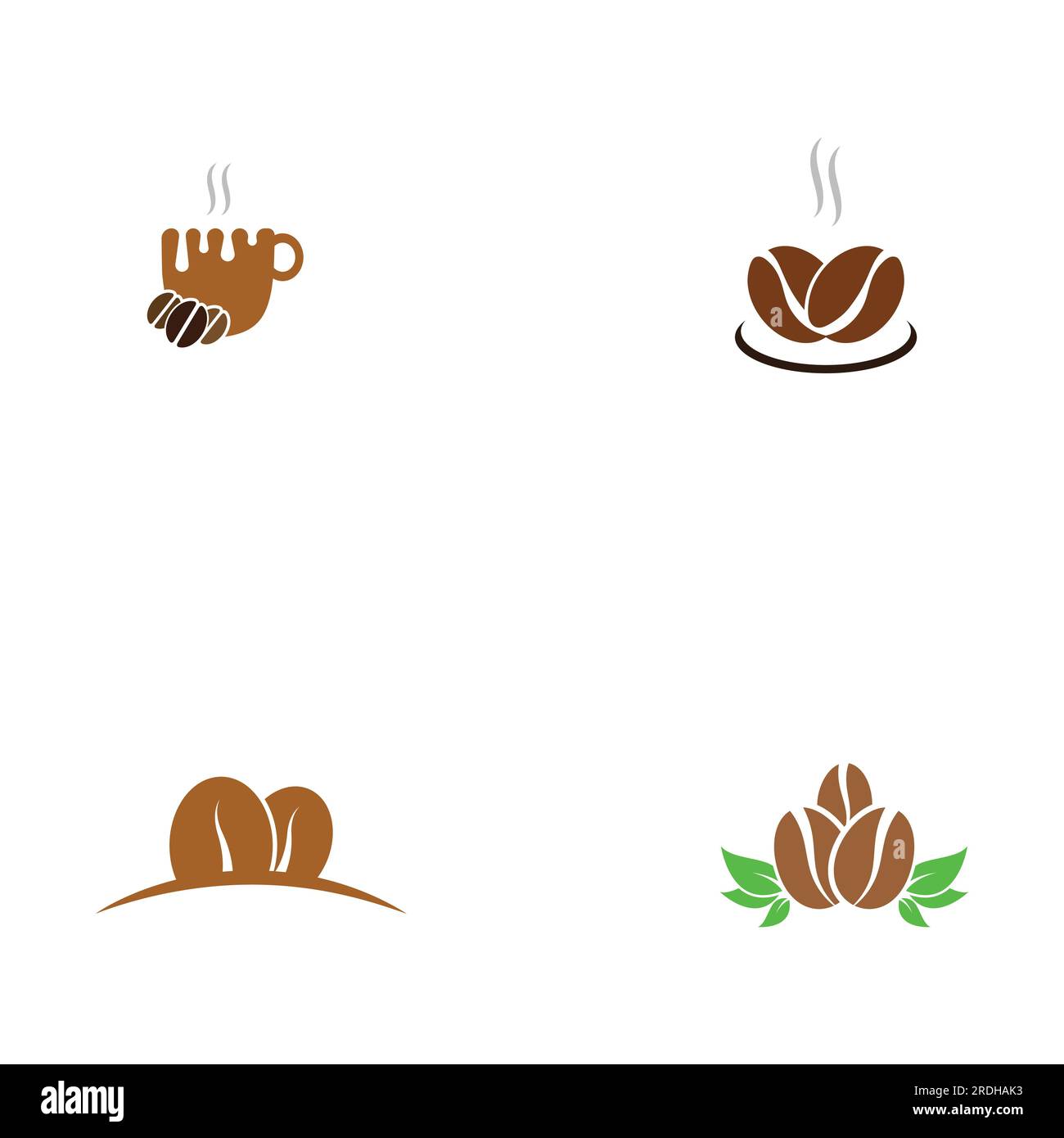 coffee bean icon vector illustration template Stock Vector Image & Art ...