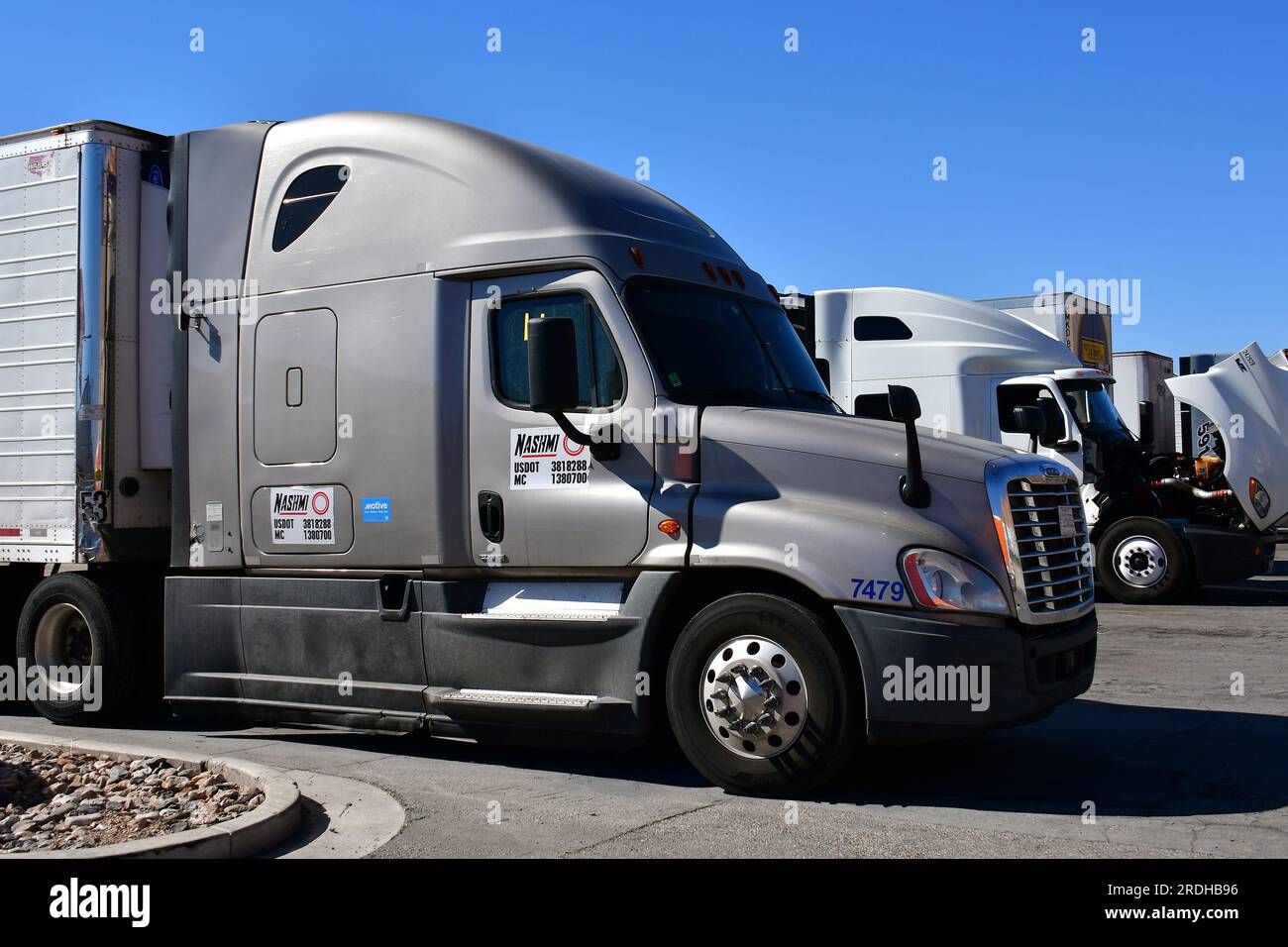 Freightliner truck (is an American truck manufacturer), USA, North