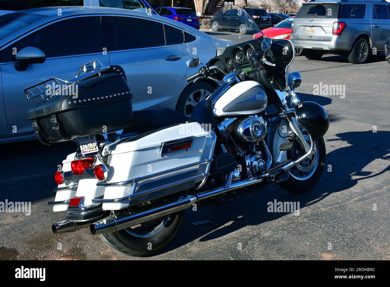 HarleyDavidson Road King motorcycle, USA, North America Stock Photo Alamy