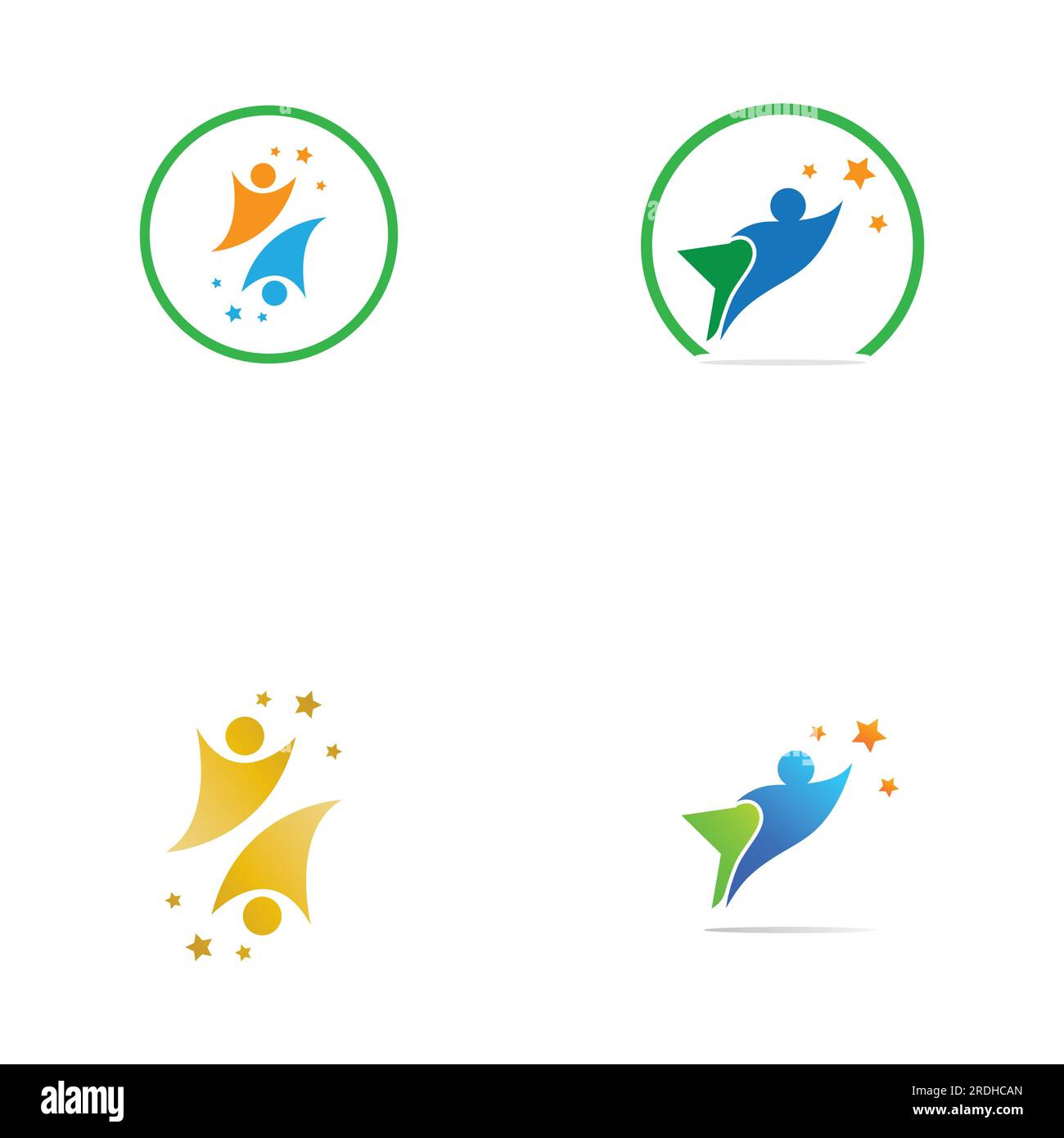 People star logo and vector images Stock Vector