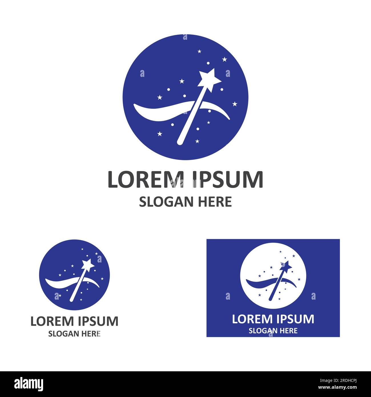magic wand icon logo vector illustration Stock Vector Image & Art - Alamy