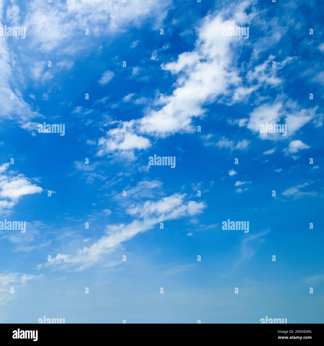 Blue sky and beautiful white clouds Stock Photo - Alamy