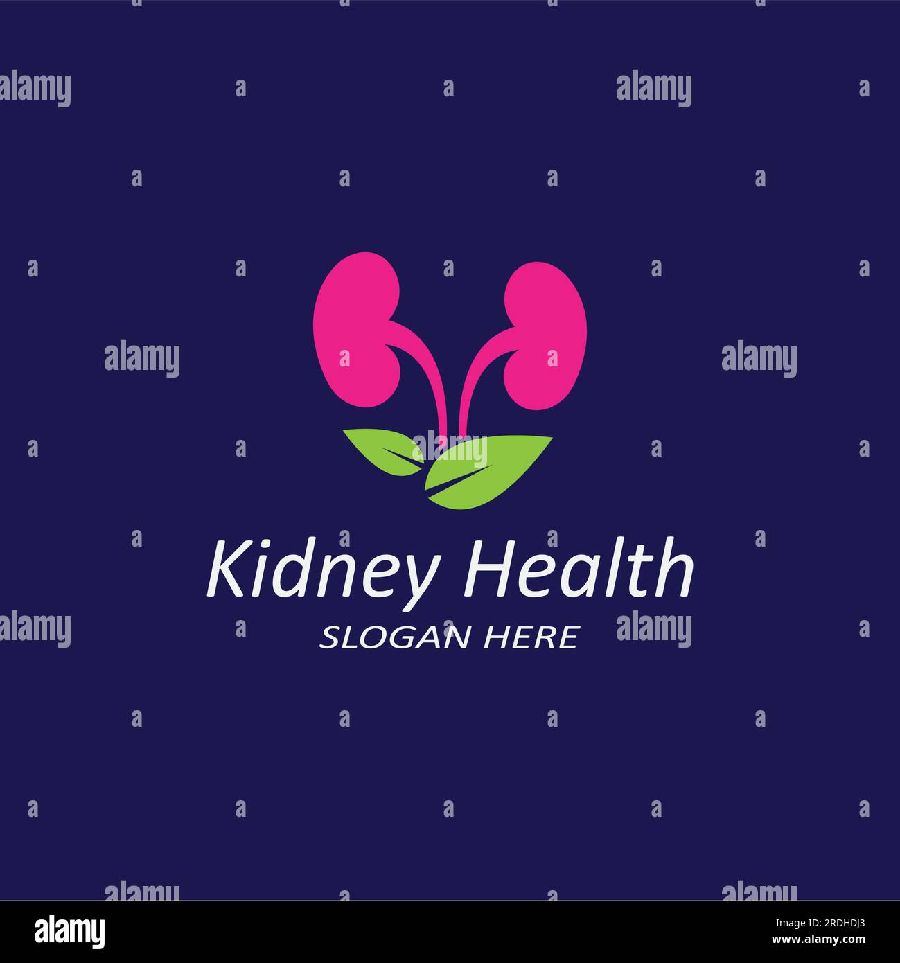 kidney health and kidney care logo using vector concept icon Stock ...