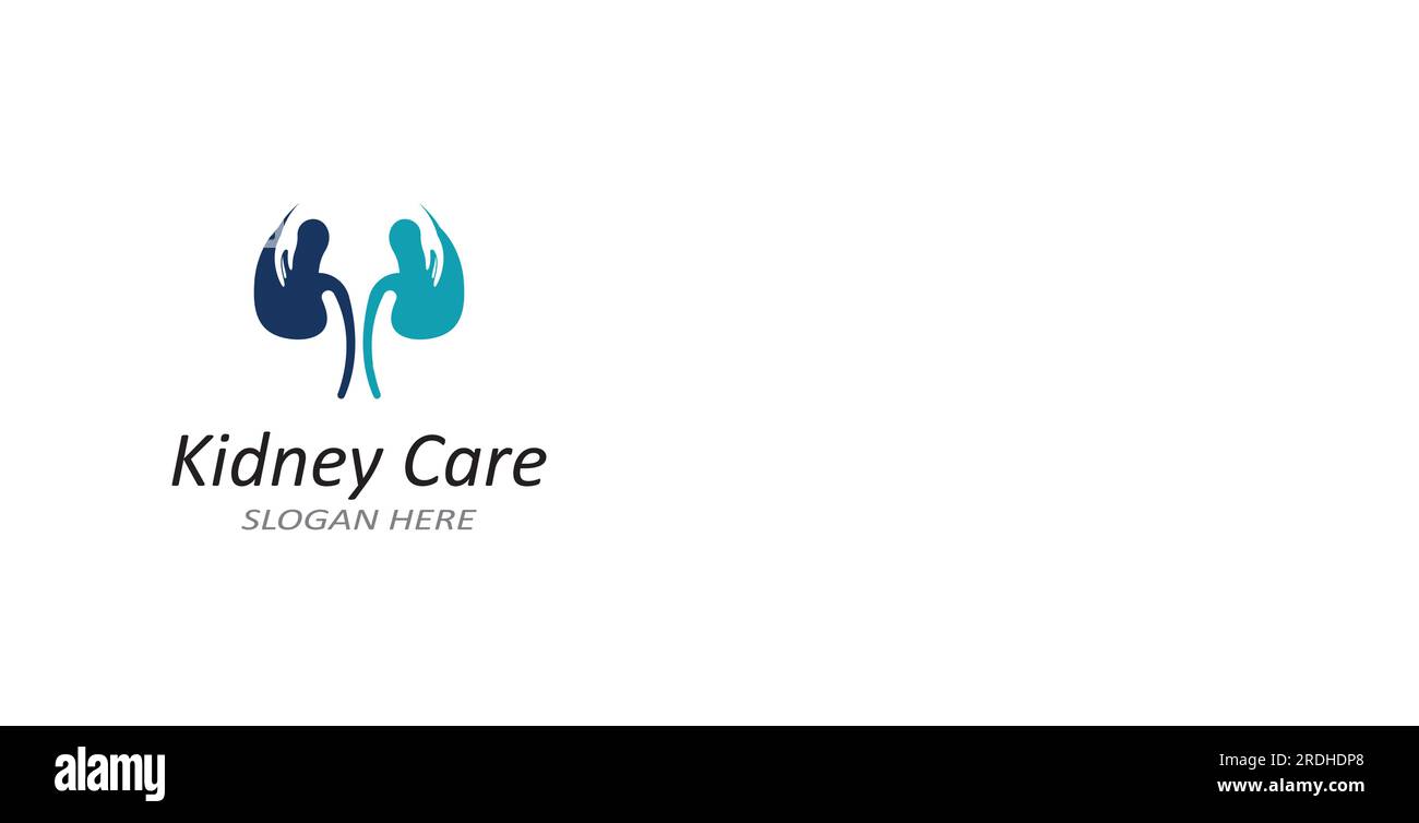 kidney health and kidney care logo using vector concept icon Stock ...
