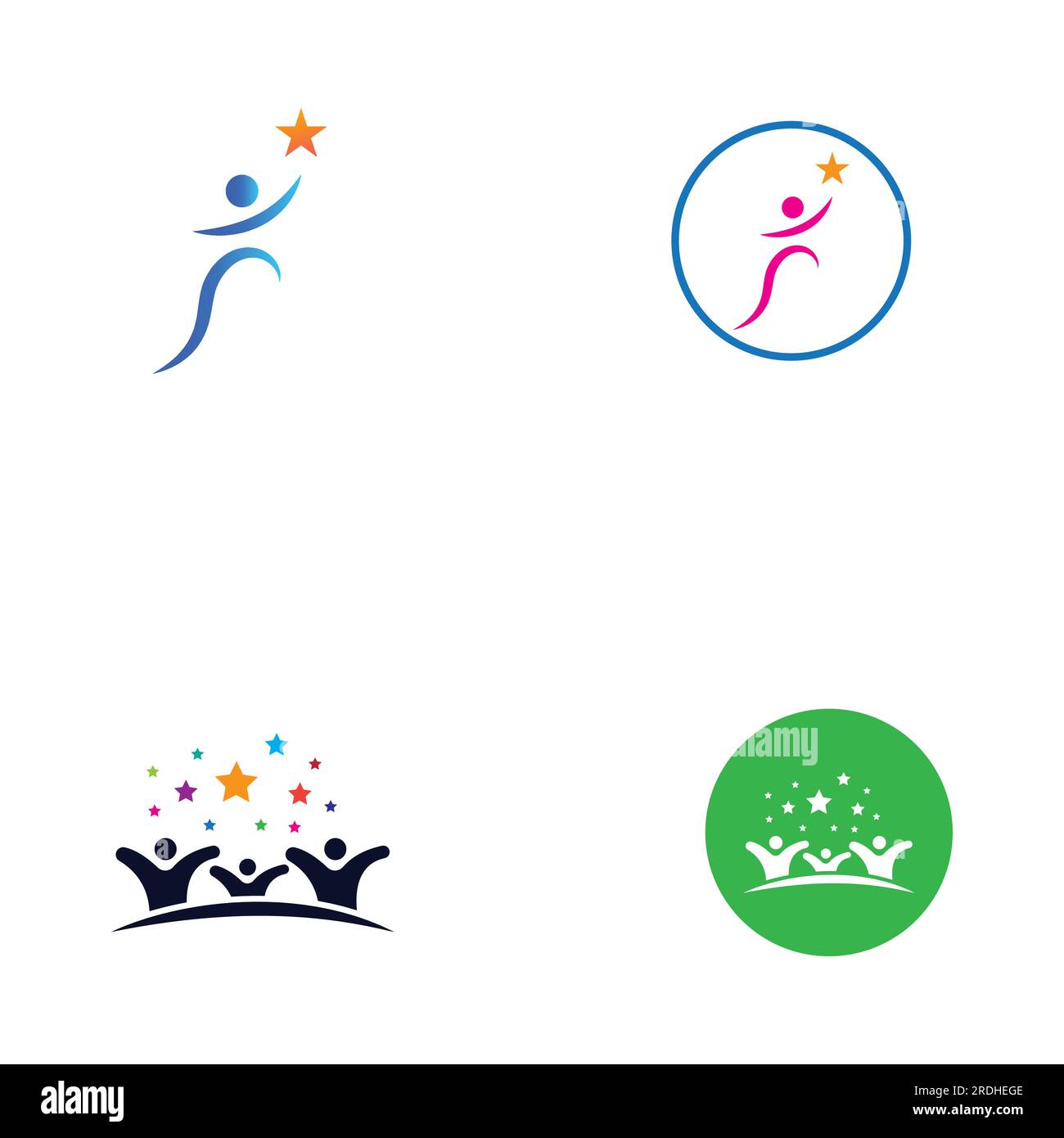 People star logo and vector images Stock Vector