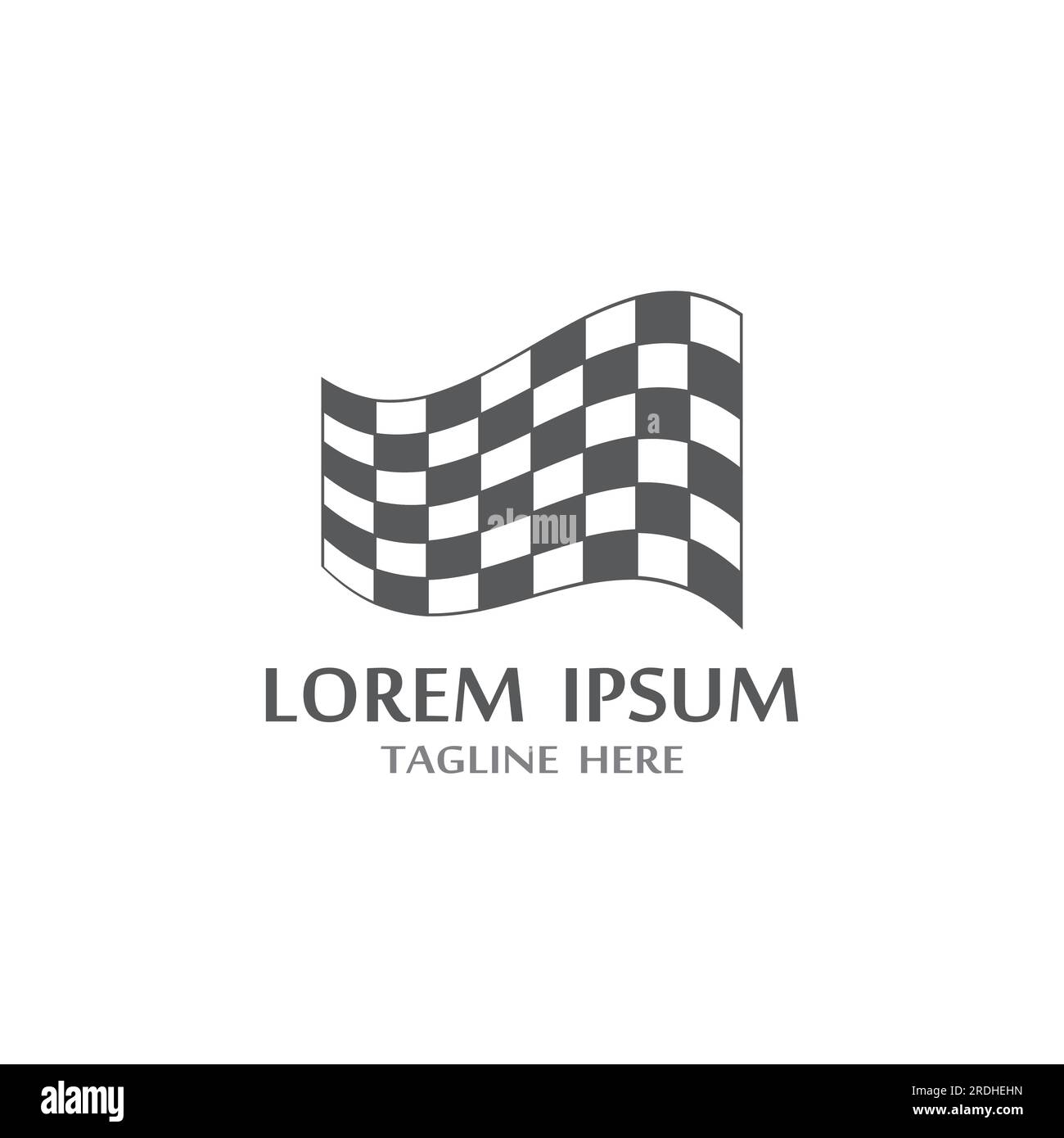 Race flag icon, simple design illustration vector Stock Vector Image ...