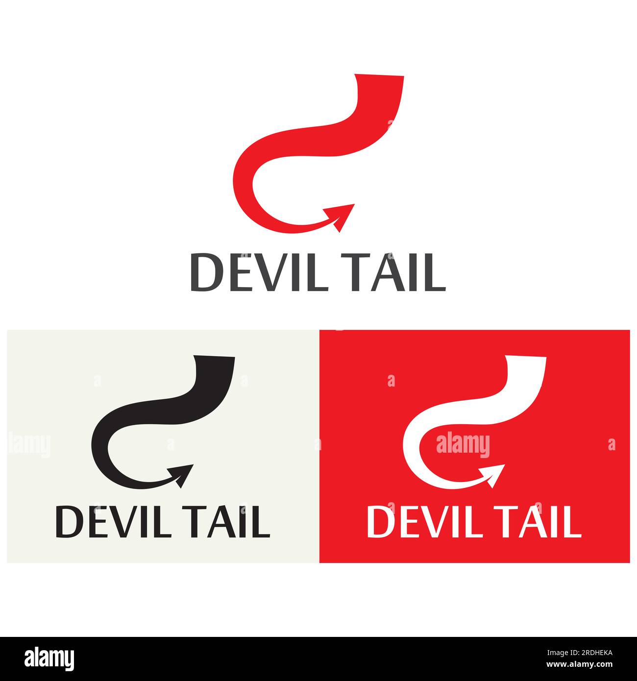 Devil horn Vector icon design illustration logo Template Stock Vector