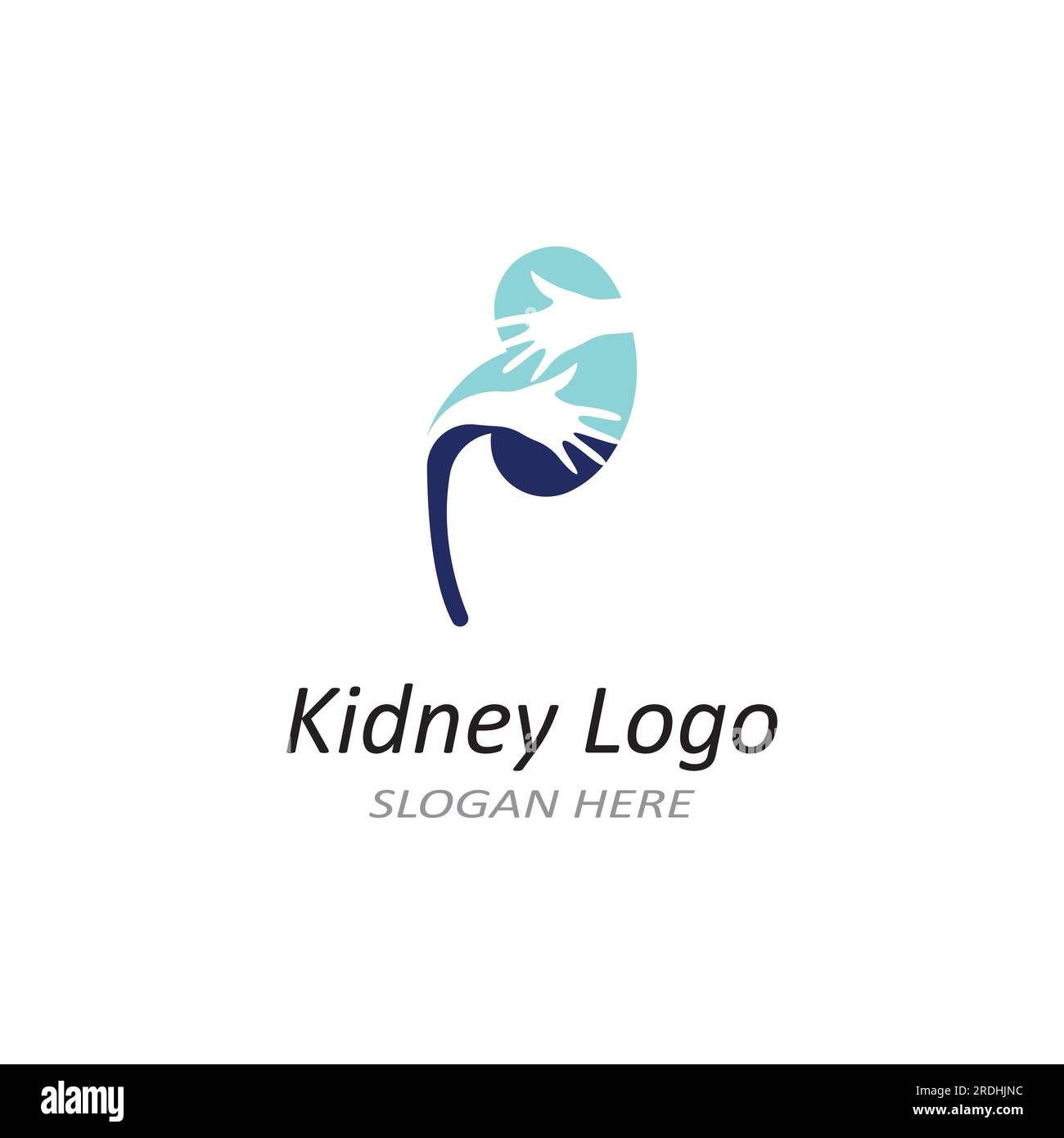kidney health and kidney care logo using vector concept icon Stock ...