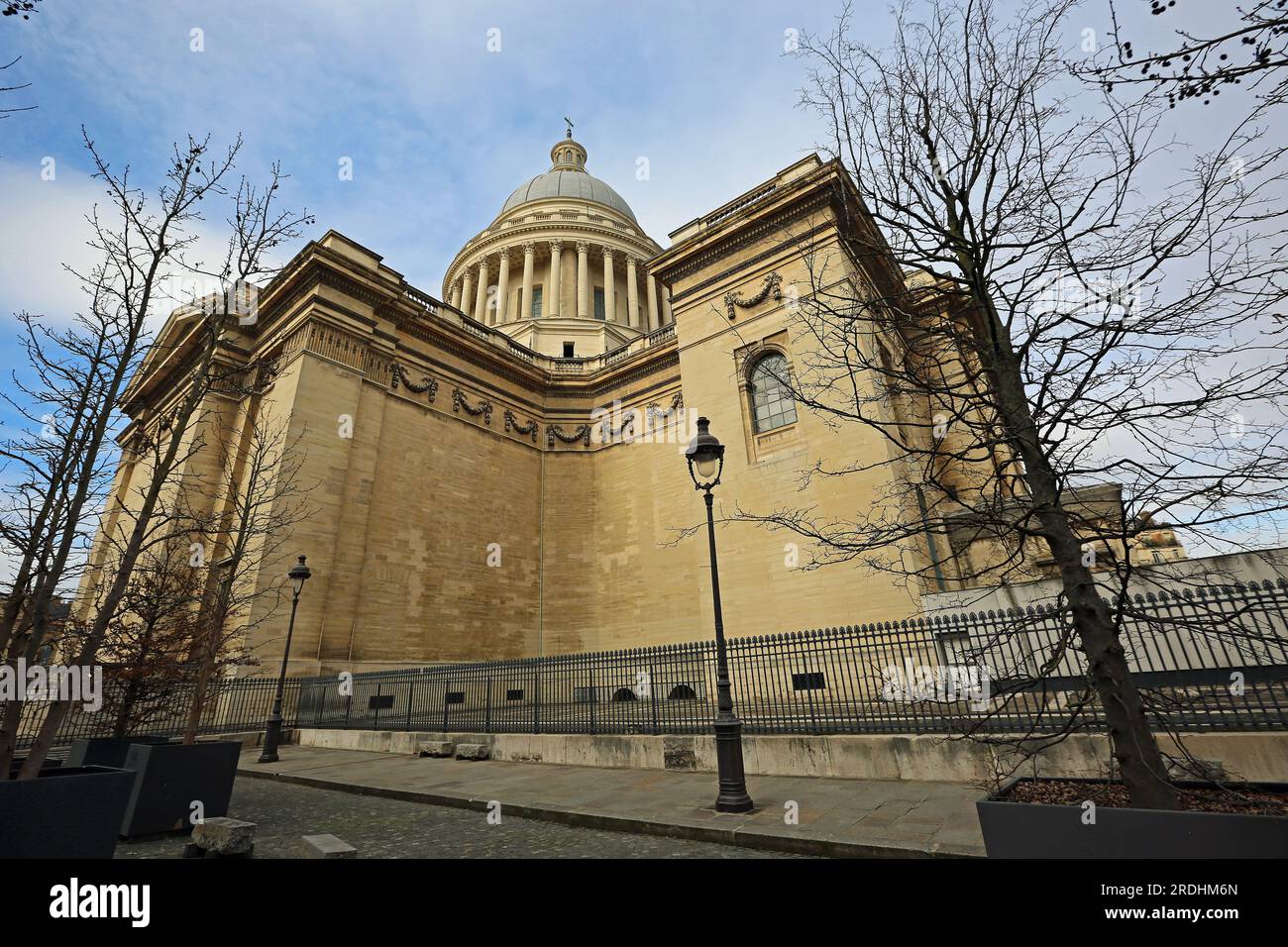 Scenery with the Pantheon - Paris, France Stock Photo